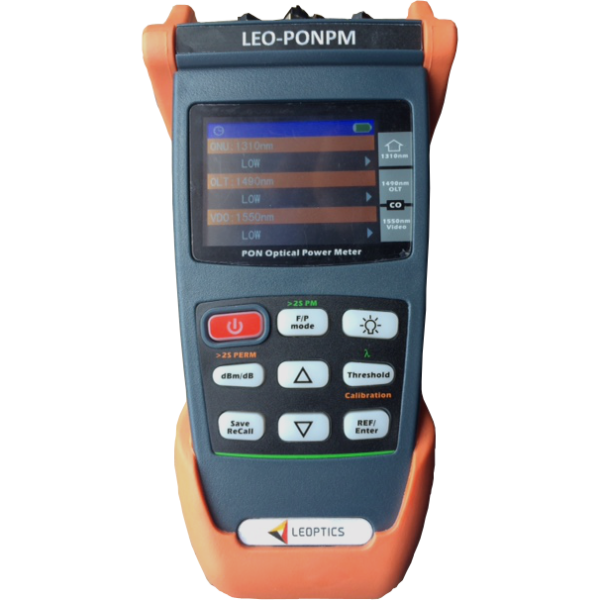Miernik mocy z dodatkowym miernikiem (-70~+10dBm) PON LEO-PONPM-1070