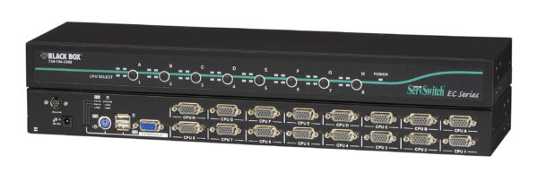 Przełącznik KVM EC VGA, PS2/USB-użytkownik & CPU, 4-/8-/16-portowy